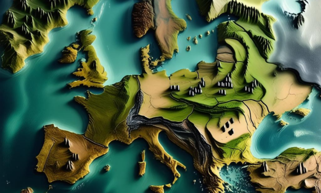 Map Of European Colonization In The Americas 1754