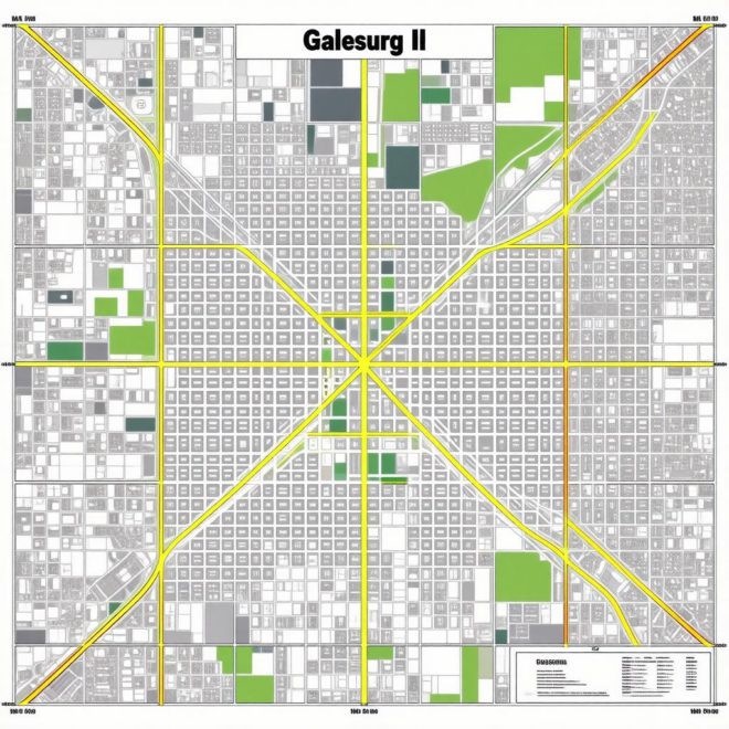 Map Of Galesburg Il