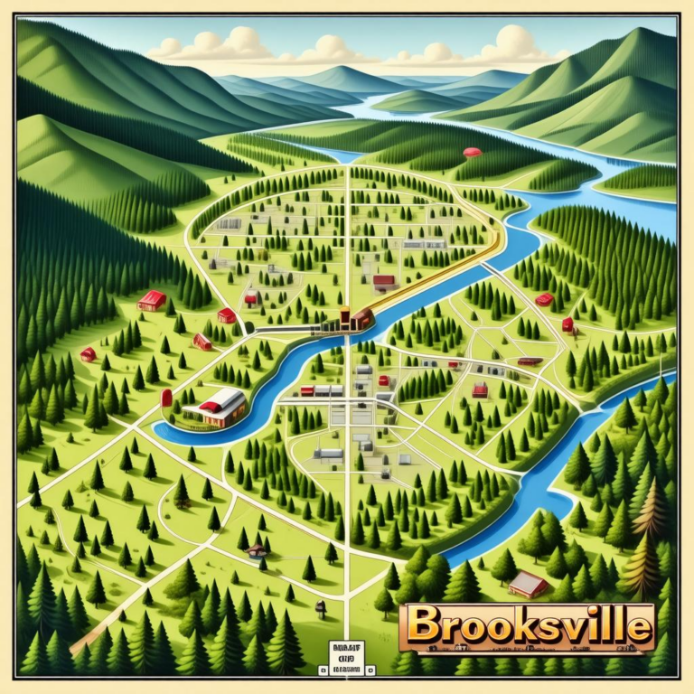 Map Of Brooksville