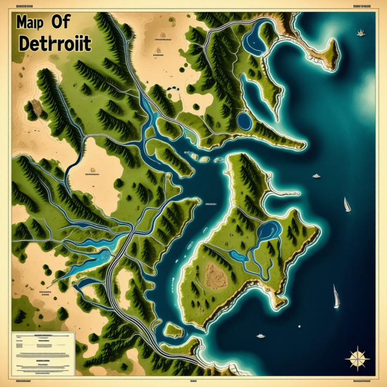Map Of Detroit Lakes
