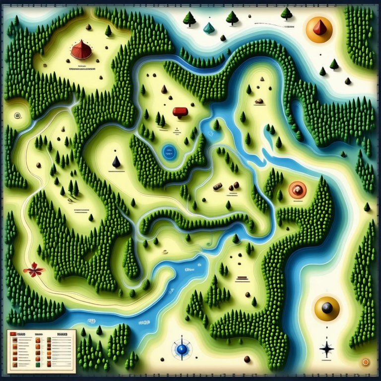 Map Of Bear Brook State Park