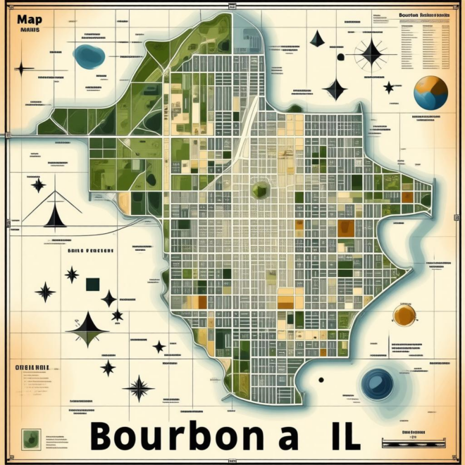 Map Of Bourbonnais Il