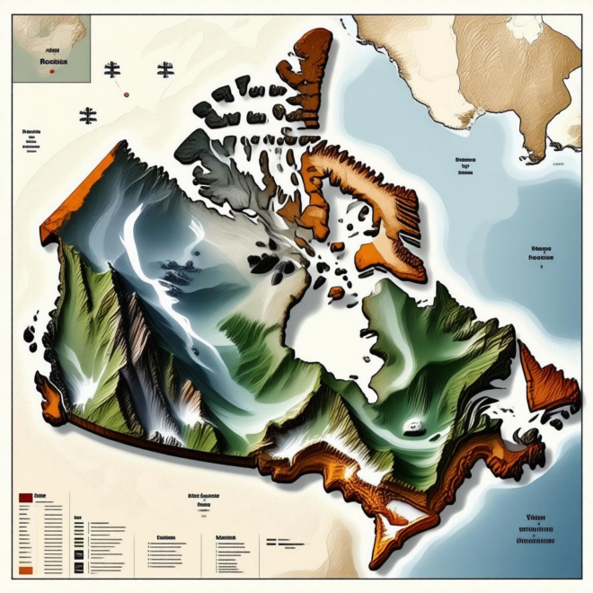 Map Of Canada Rockies