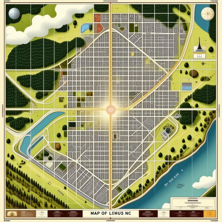 Map Of Columbus Nc