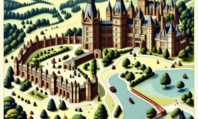 Map Of Downton Abbey