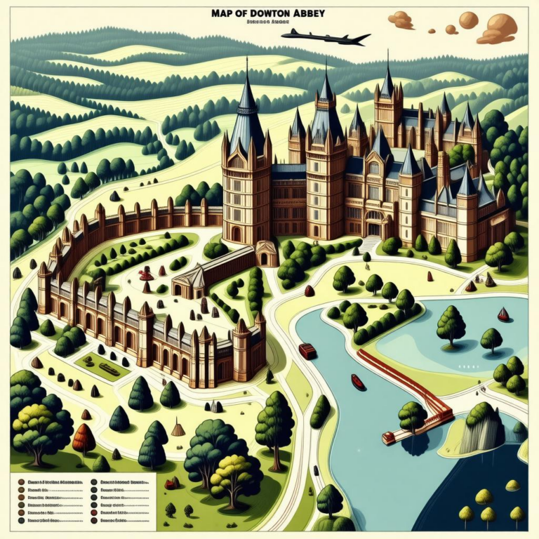 Map Of Downton Abbey
