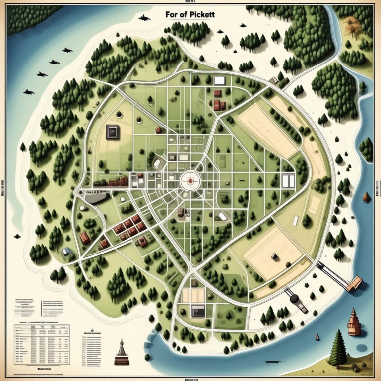 Map Of Fort Pickett