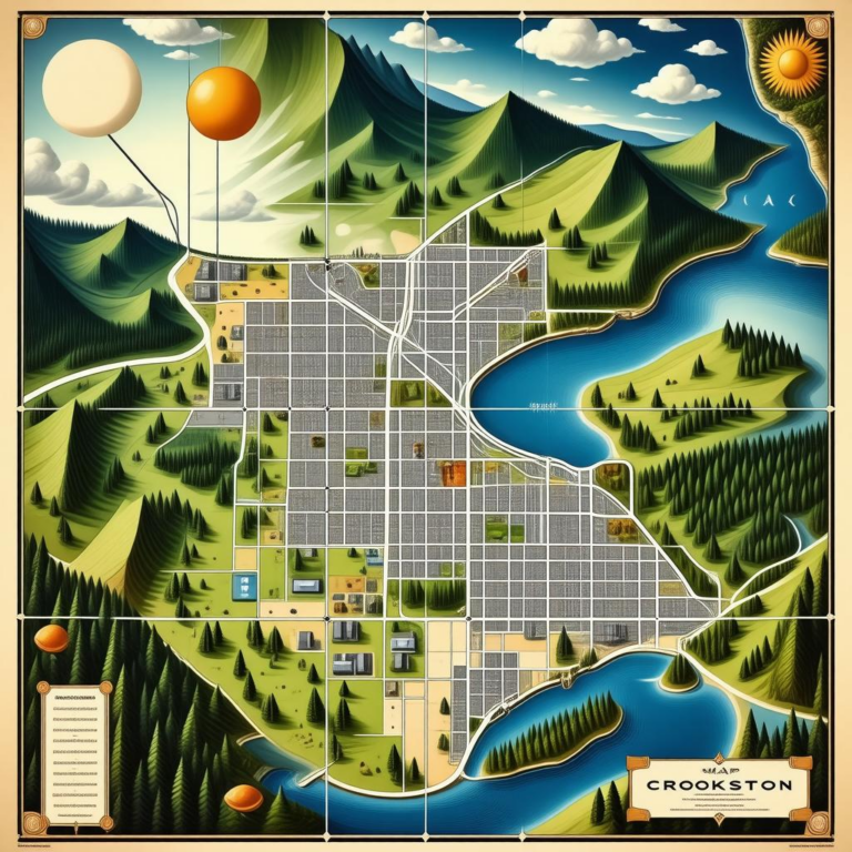Map Of Crookston Mn