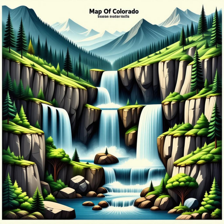 Map Of Colorado Waterfalls