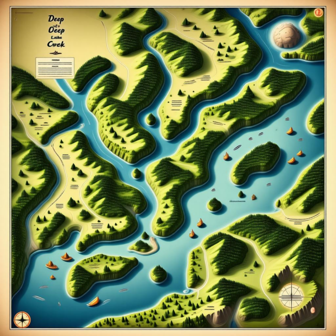 Map Of Deep Creek Lake Md