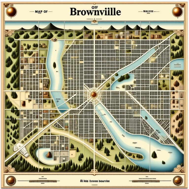 Map Of Brownsville