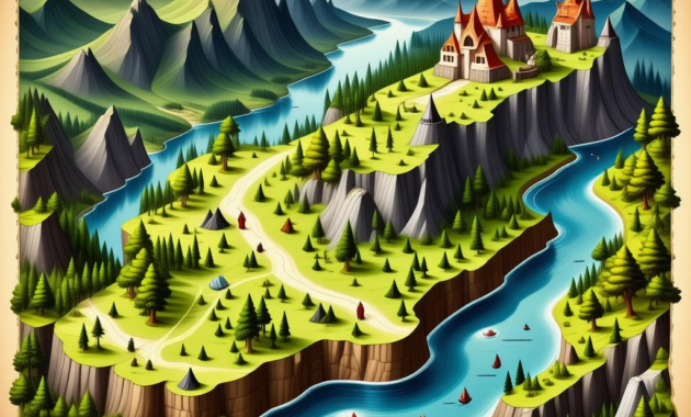 Map Of Bilbo Baggins Journey