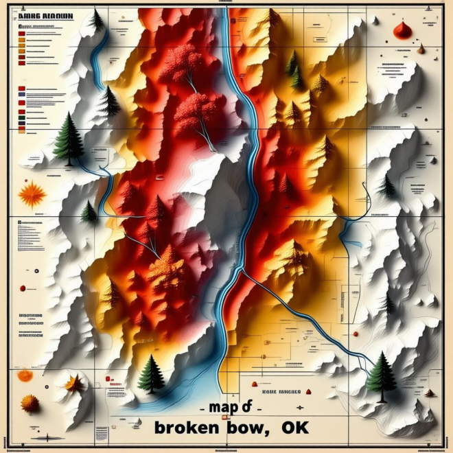 Map Of Broken Bow Ok