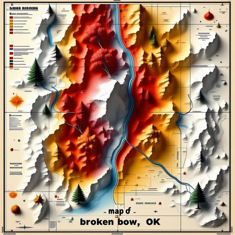 Map Of Broken Bow Ok