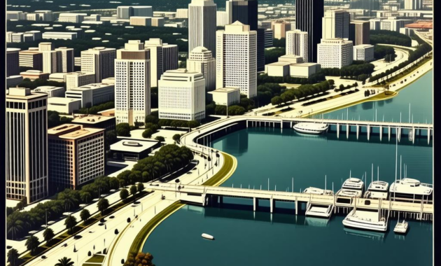 Map Of Downtown Pensacola Florida