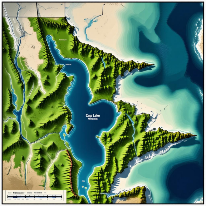 Map Of Cass Lake Minnesota