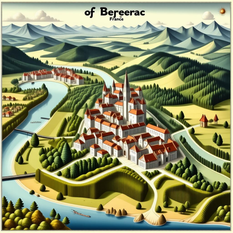 Map Of Bergerac France