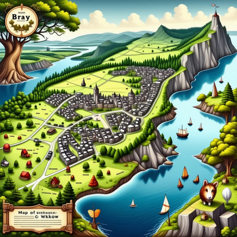 Map Of Bray Co Wicklow