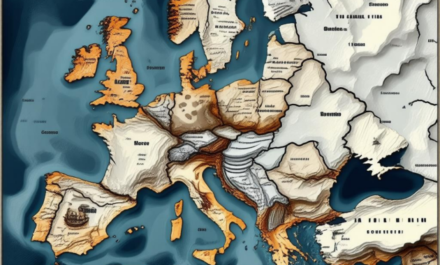 Map Of Europe 1780