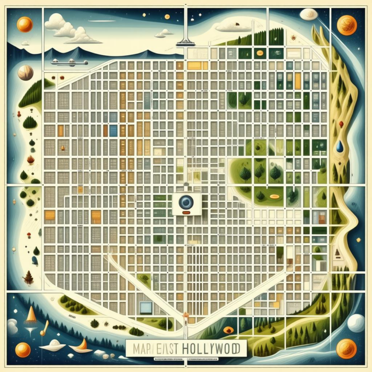 Map Of East Hollywood