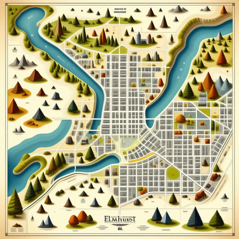 Map Of Elmhurst Il