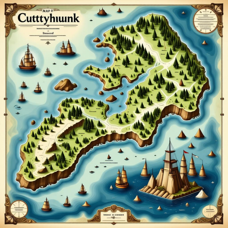 Map Of Cuttyhunk