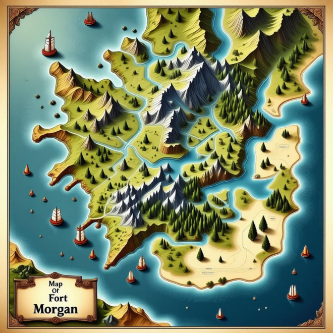 Map Of Fort Morgan