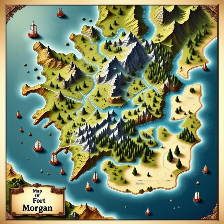Map Of Fort Morgan