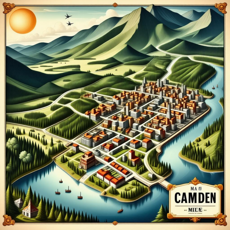 Map Of Camden Me