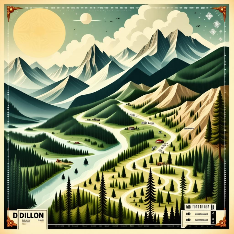 Map Of Dillon Montana