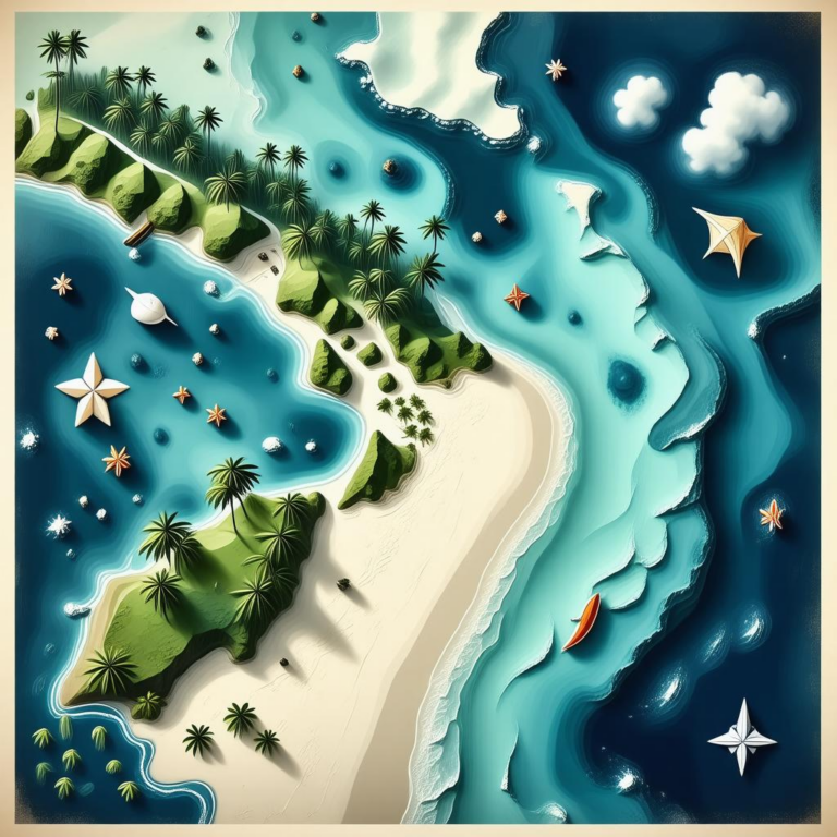 Map Of Cayman Islands Seven Mile Beach
