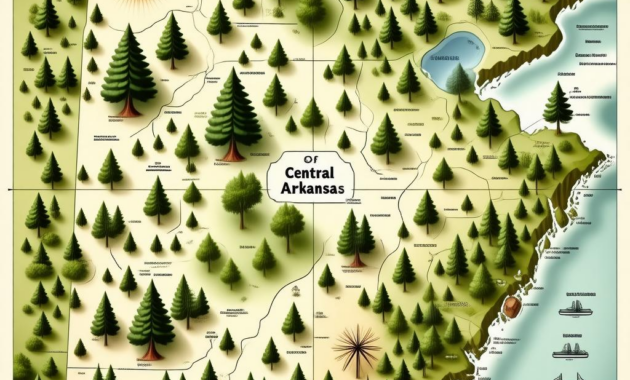 Map Of Central Arkansas