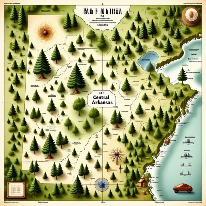 Map Of Central Arkansas