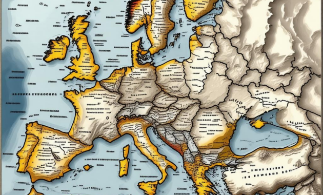 Map Of Europe In 1830