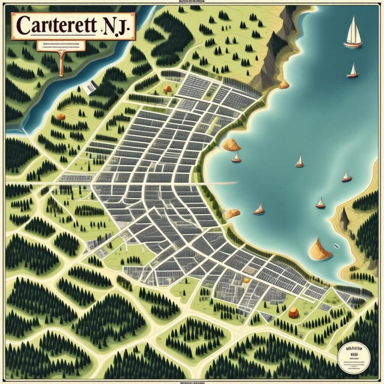 Map Of Carteret Nj