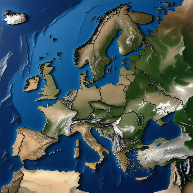 Map Of Europe In 2000