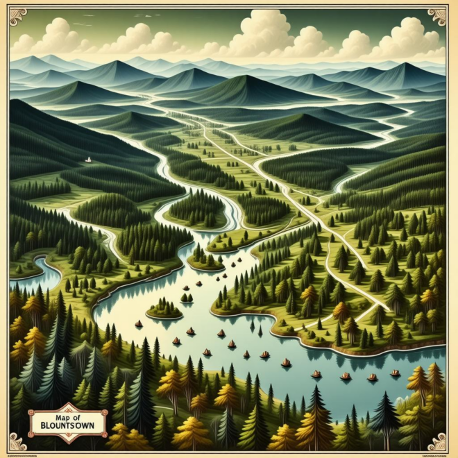 Map Of Blountstown Florida