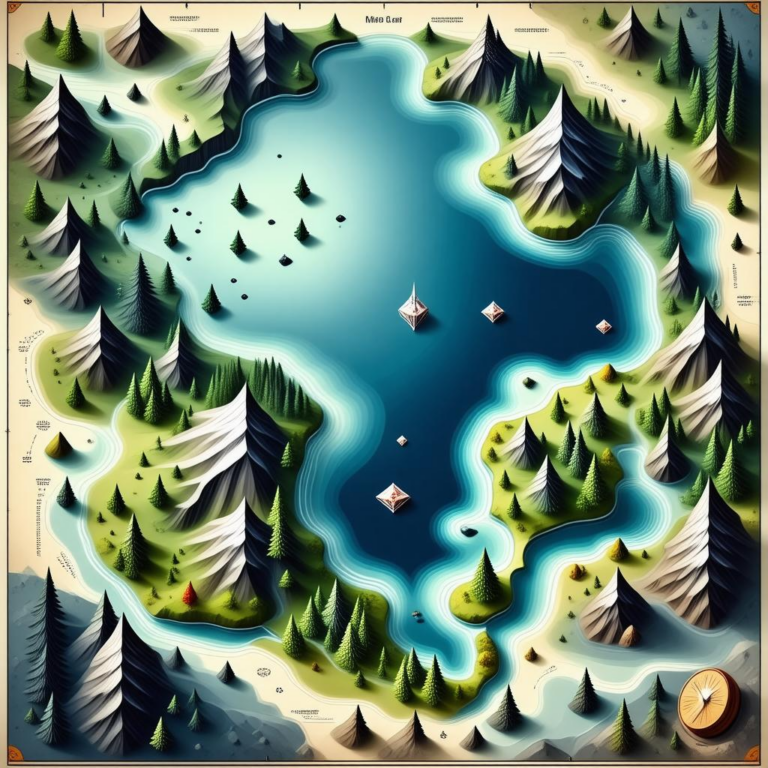 Map Of Fish Lake