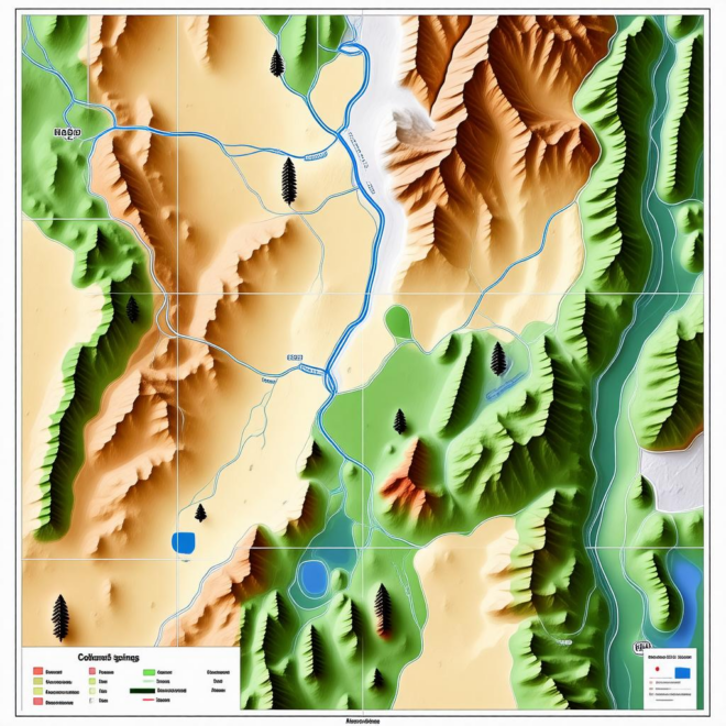 Map Of Colorado Springs Area