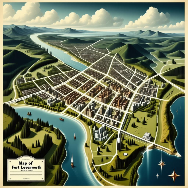 Map Of Fort Leavenworth Kansas