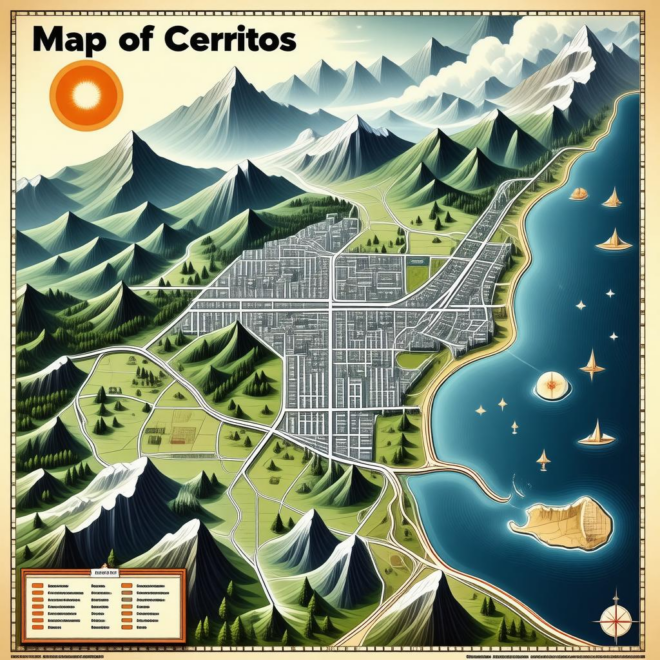 Map Of Cerritos
