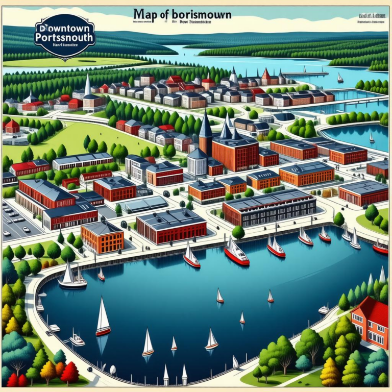 Map Of Downtown Portsmouth New Hampshire