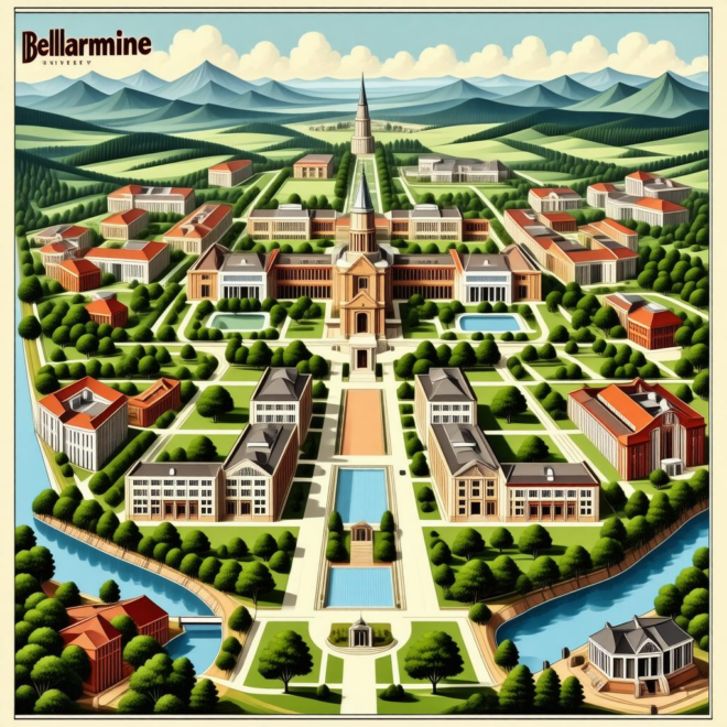 Map Of Bellarmine University