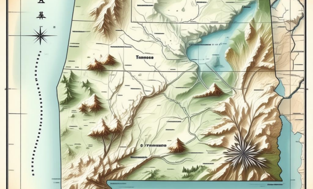 Map Of Alabama And Tennessee