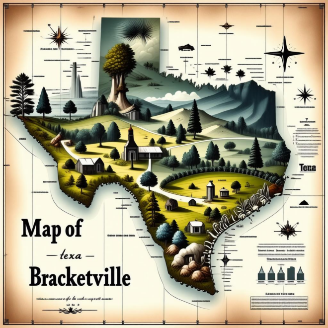 Map Of Brackettville Texas