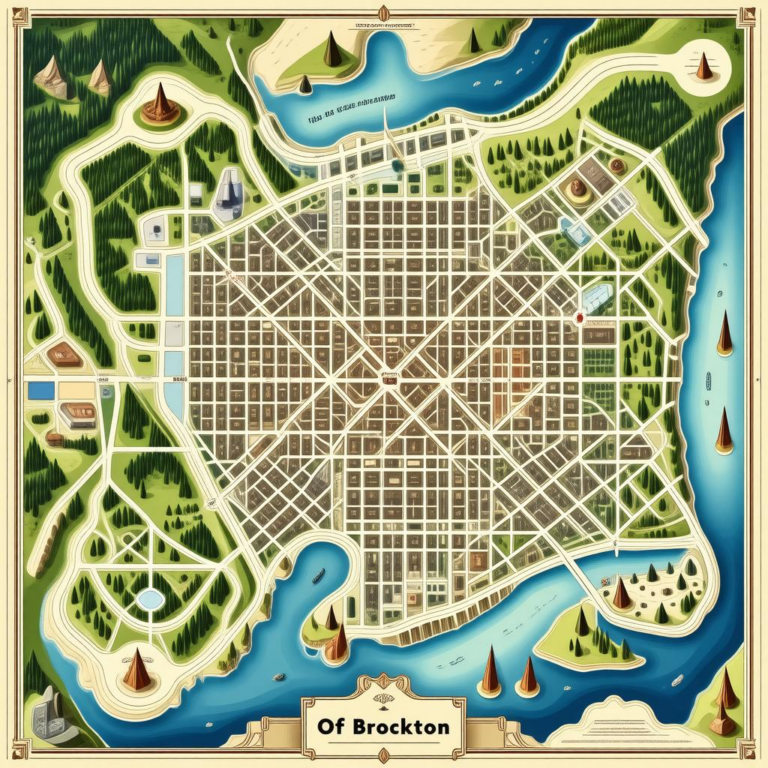 Map Of Brockton