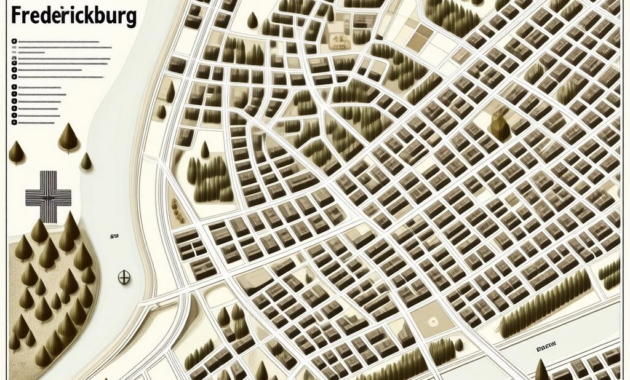 Map Of Downtown Fredericksburg