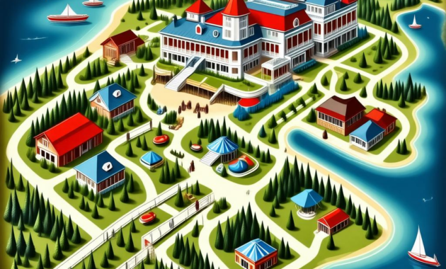 Map Of Boardwalk Inn Disney