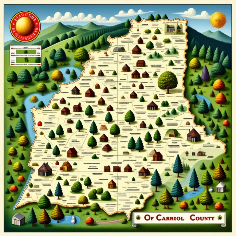 Map Of Carroll County