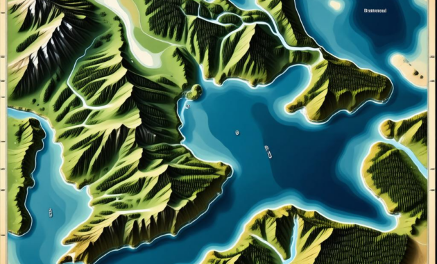 Map Of Flathead Lake
